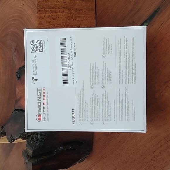 Monster Wireless Earbuds Bluetooth 5.3 Headphones w/ CVC 8.0 Noise Red., Waterpr - Picture 2 of 11